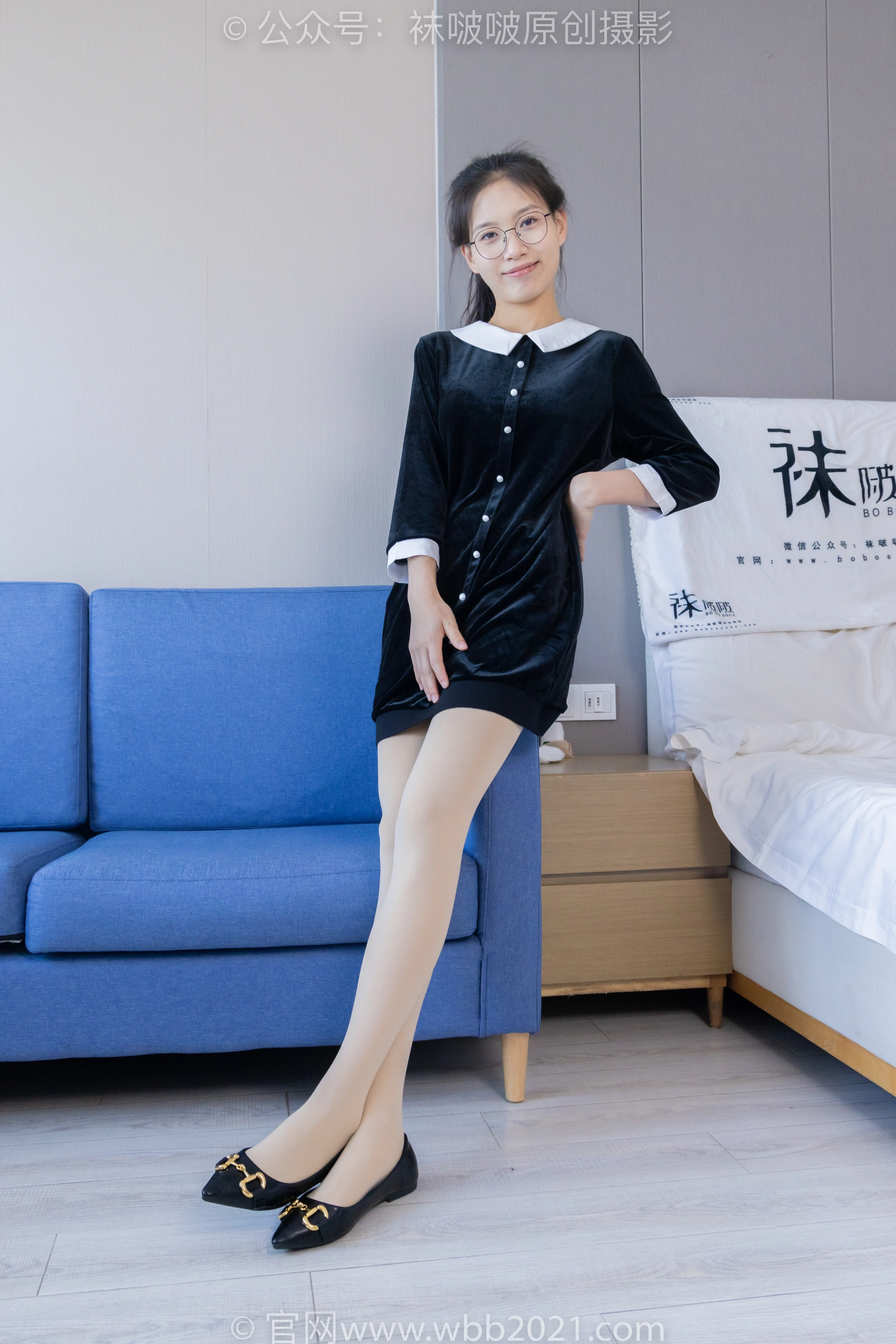 [BoBoSocks袜啵啵]NO.286 芝士-平底鞋、厚肉丝、裸足（花絮版） 2